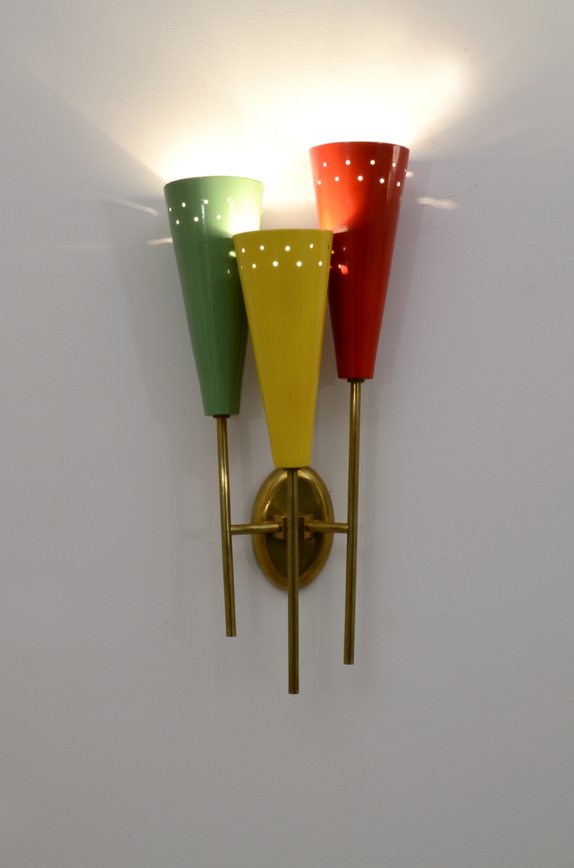 Mid Century lamps light Stilnovo on sale Milan