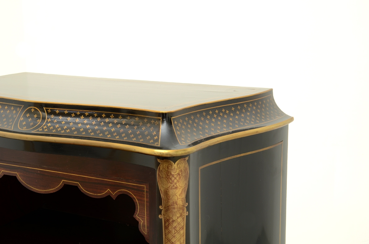 Mobile secretaire con tre cassetti e anta scrittoio , Napoleone III