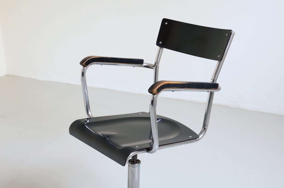 Sedia modernariato girevole