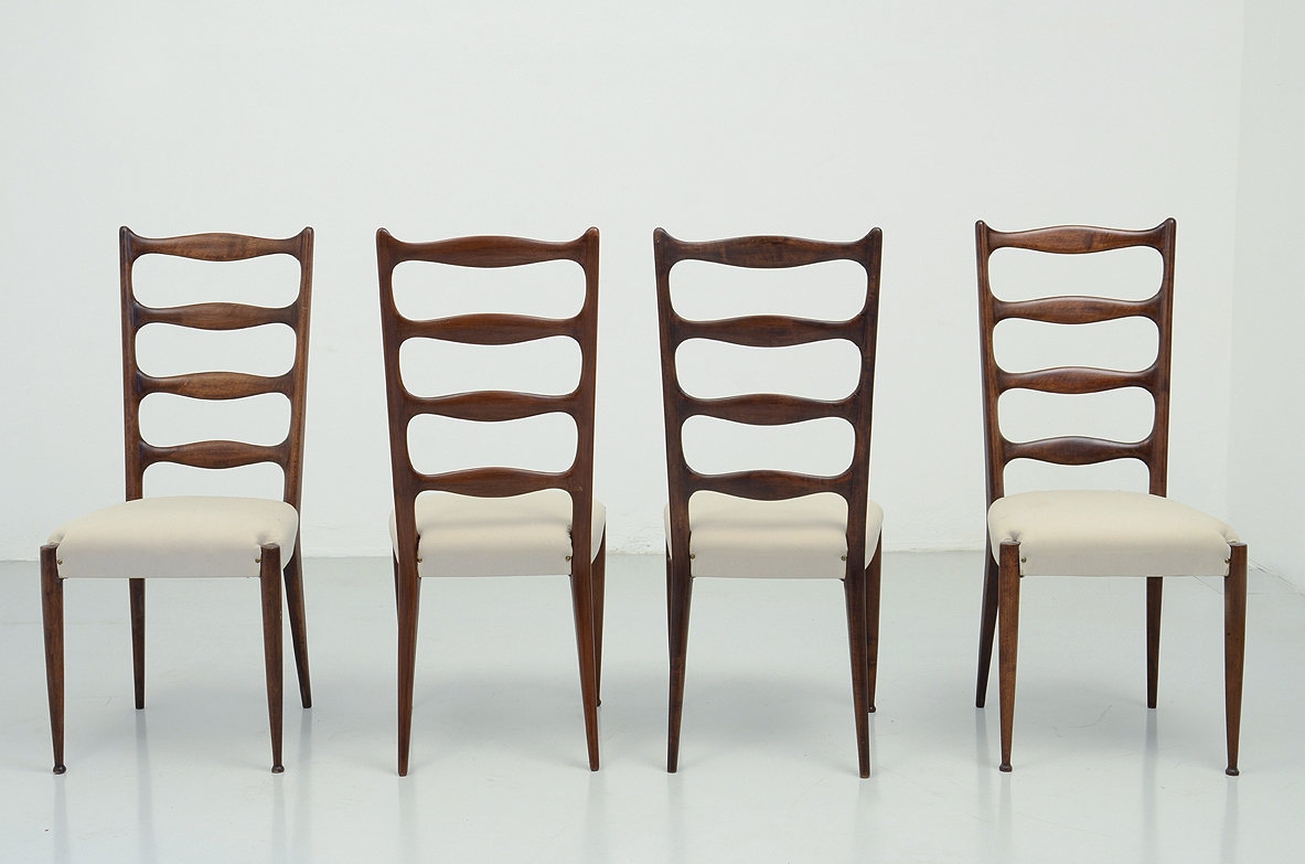 Paolo Buffa mid-century vintage chairs