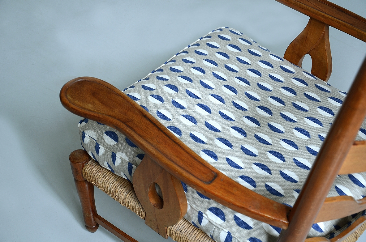 vintage armchairs, mid century original furniture, interiors shop Milan