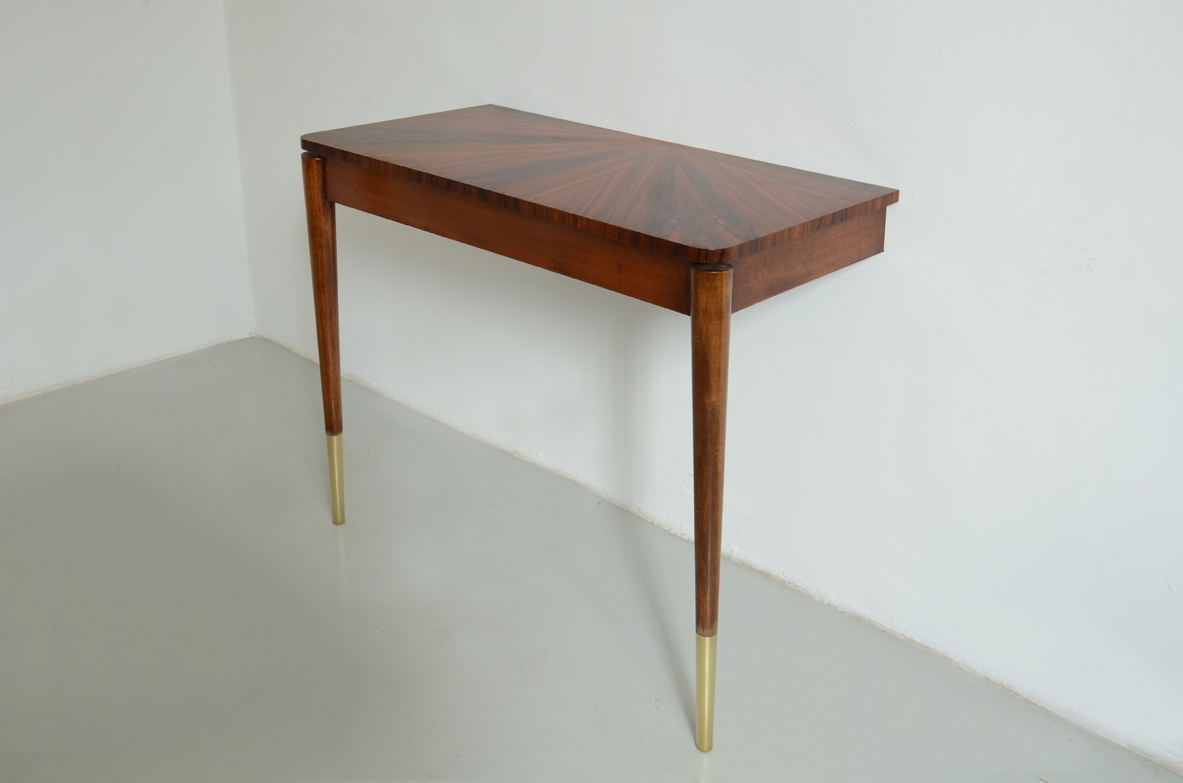 Coppia di console in palissandro, Italia, 1950ca