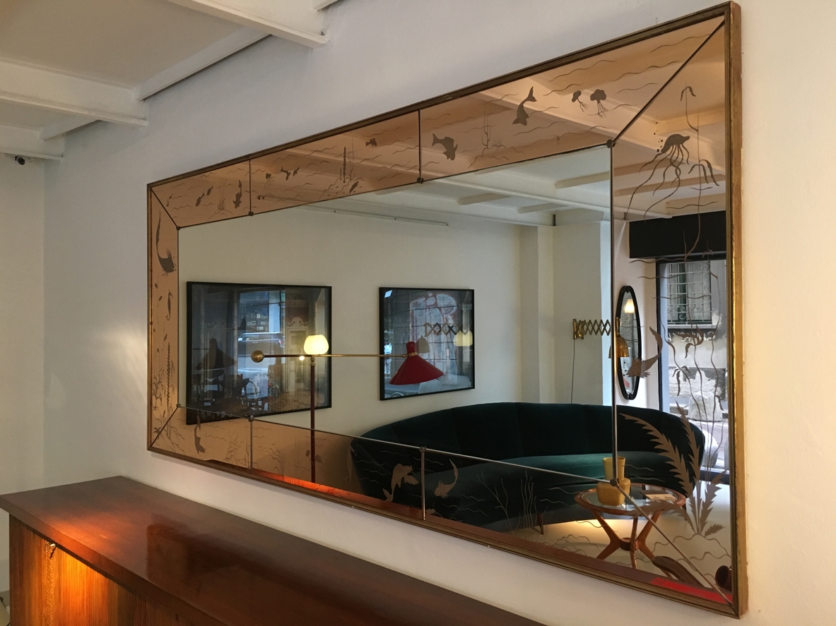 mirror, vintage, fontana arte