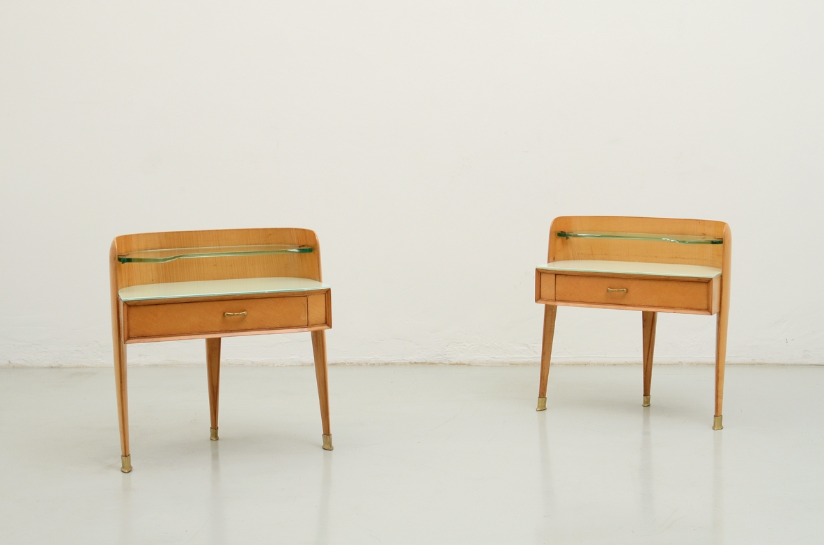 Pair of 1950's vintage side tables