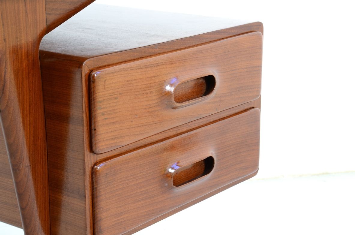 Mid century furniture desk table interior design Milan