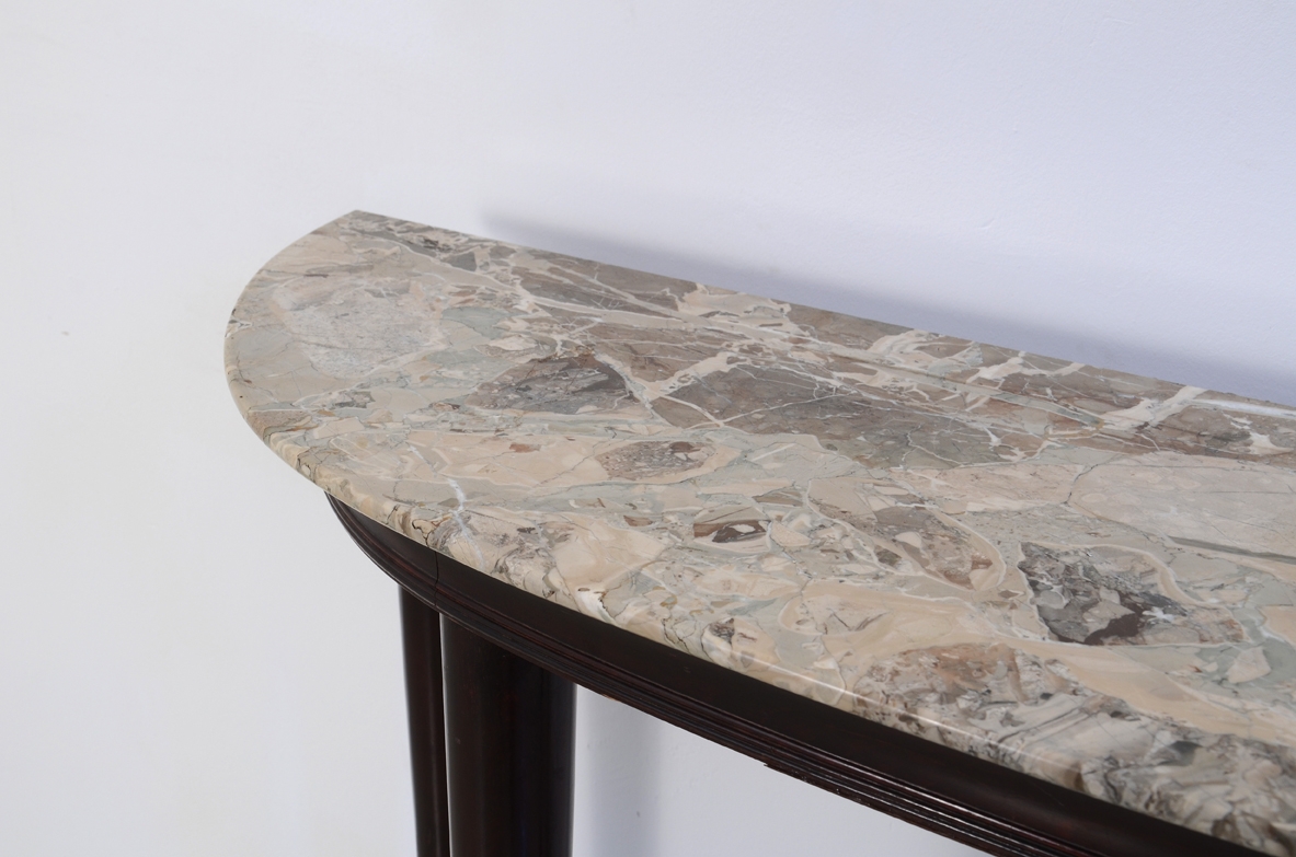  Vintage Italian console table with marble top