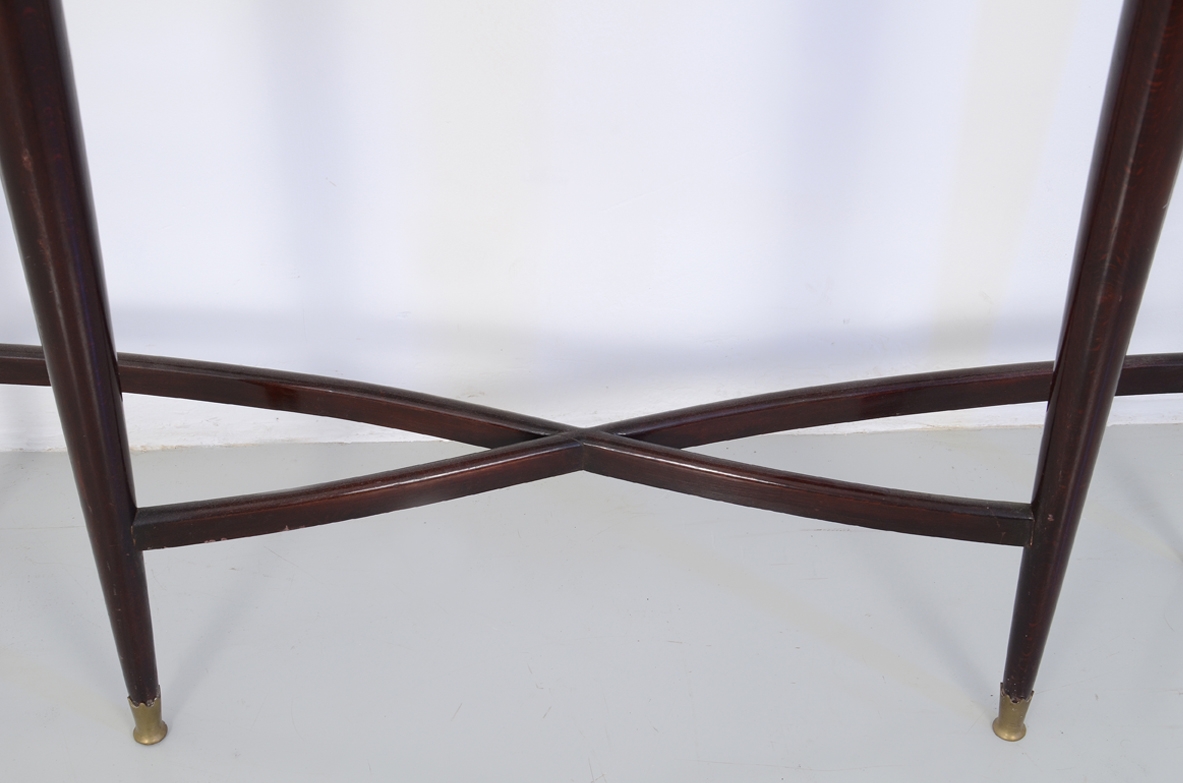  Vintage Italian console table with marble top
