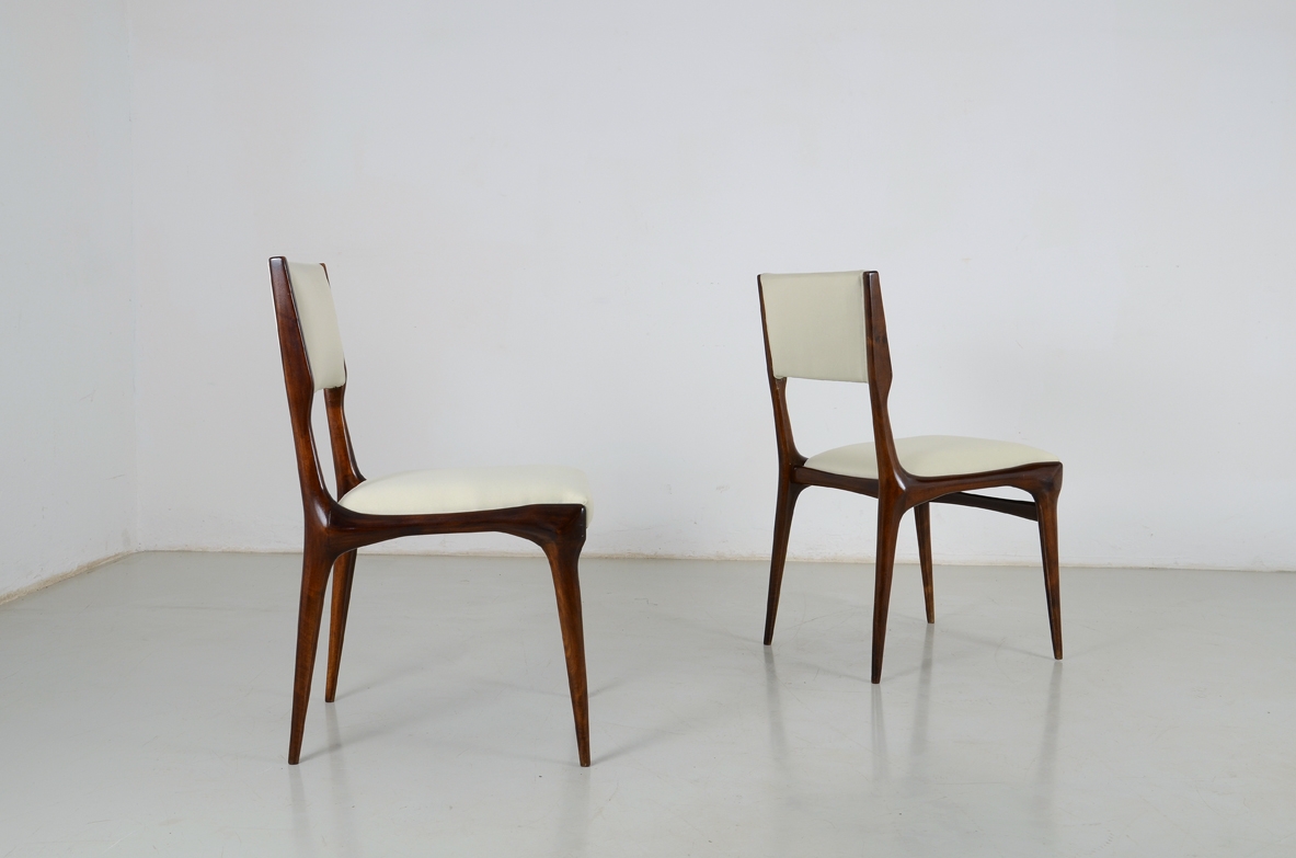 Coppia di sedie Carlo de Carli Gio Ponti Cassina 1955