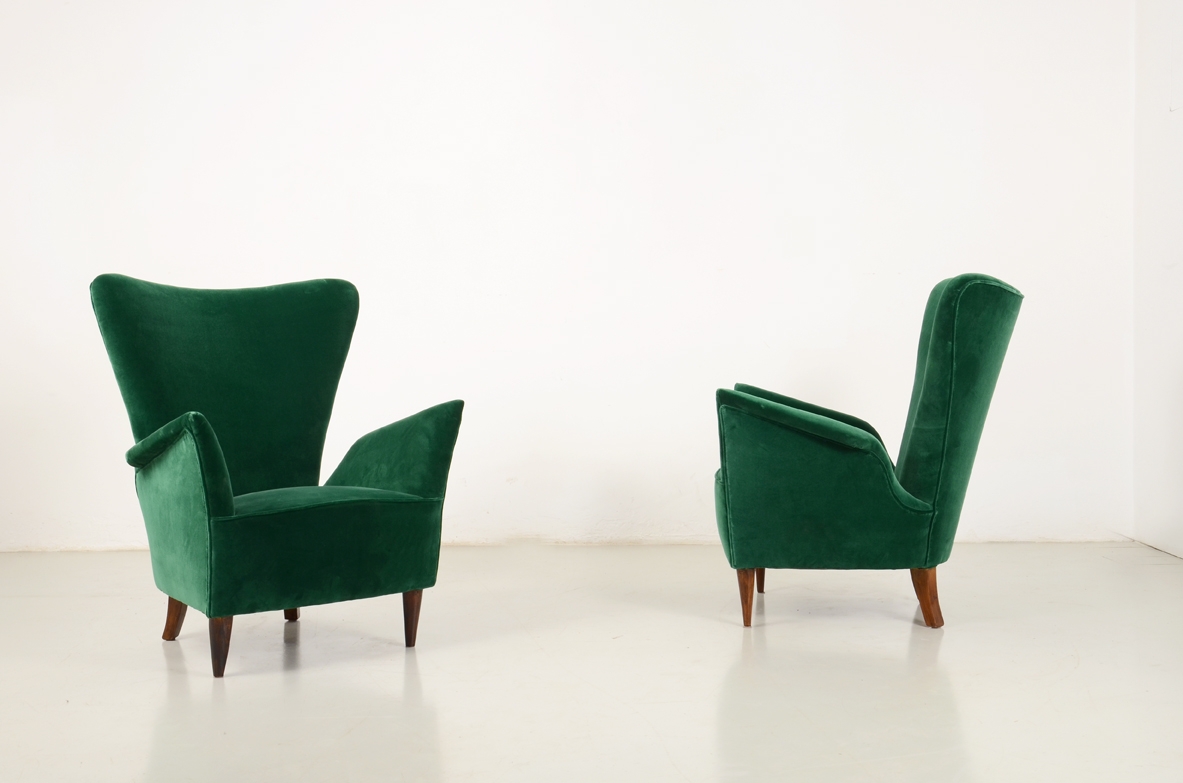 vintage armchairs, modernism gallery, gallery milan