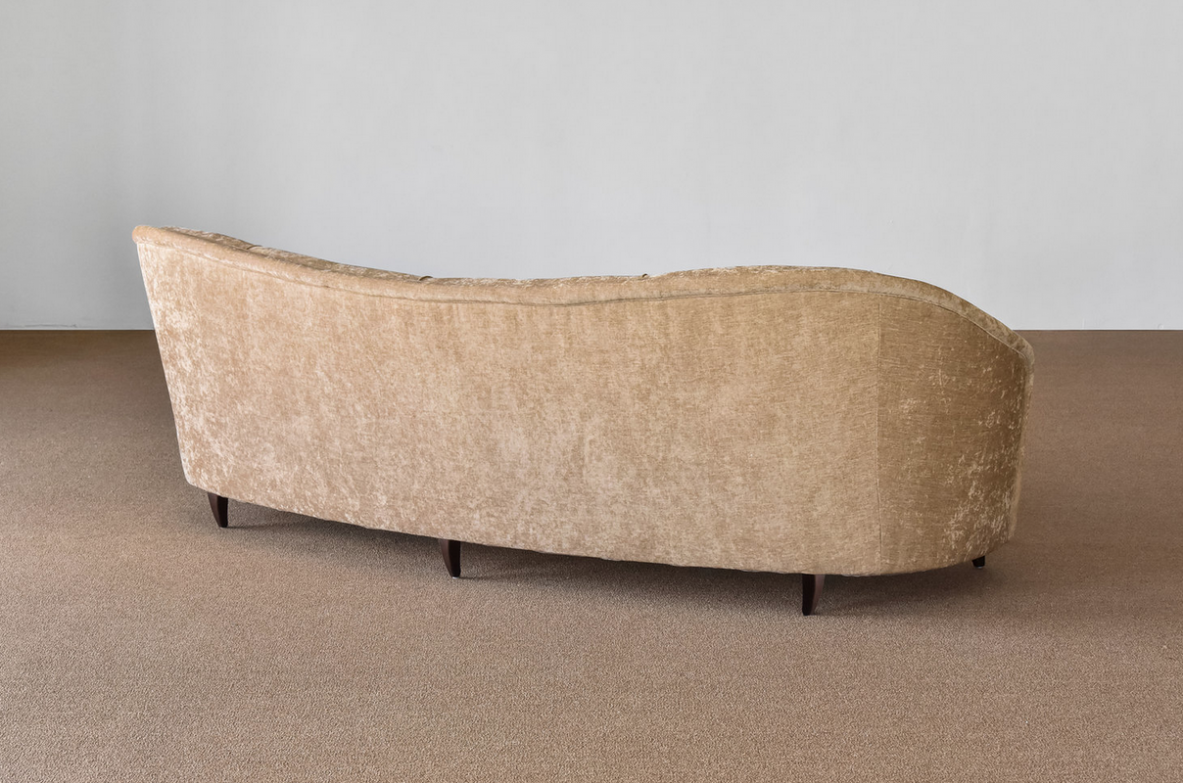 Gio Ponti, very rare and elegant pair of sofas, prod. Casa & Giardino 1935.
