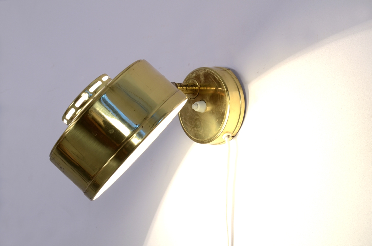 Pair of Swedesh 1960's sconces in brass