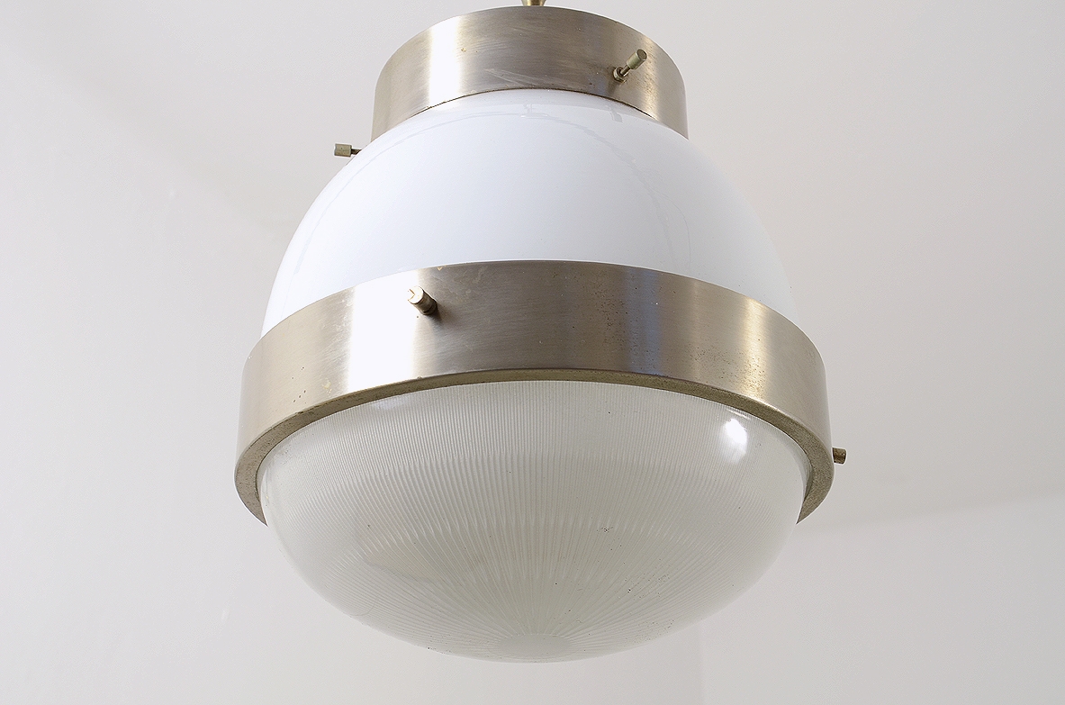 Sergio Mazza, set of 3 pendant lamps mod. 