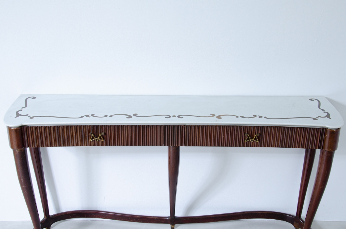 Osvaldo Borsani, console modello 7103, Prod. ABV per Casa Schuela 1949.