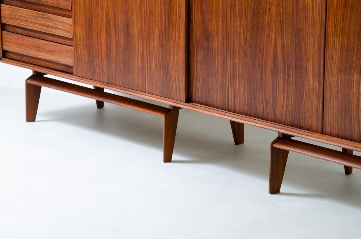 Vittorio Dassi. Large rosewood cabinet. Italy, Turin, 1960's