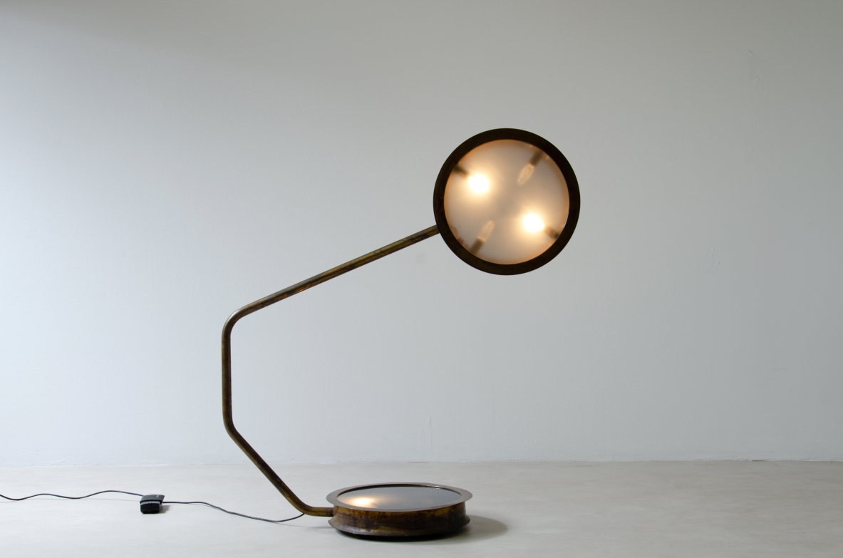 Vincenzo De Cotiis. Floor lamp mod. After Glow T. Prototype, Italy, 1998