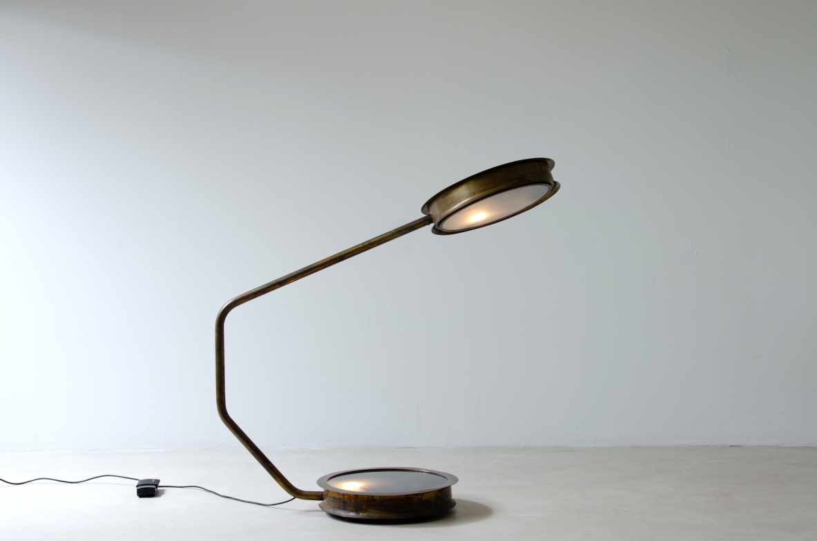 Vincenzo De Cotiis. Floor lamp mod. After Glow T. Prototype, Italy, 1998
