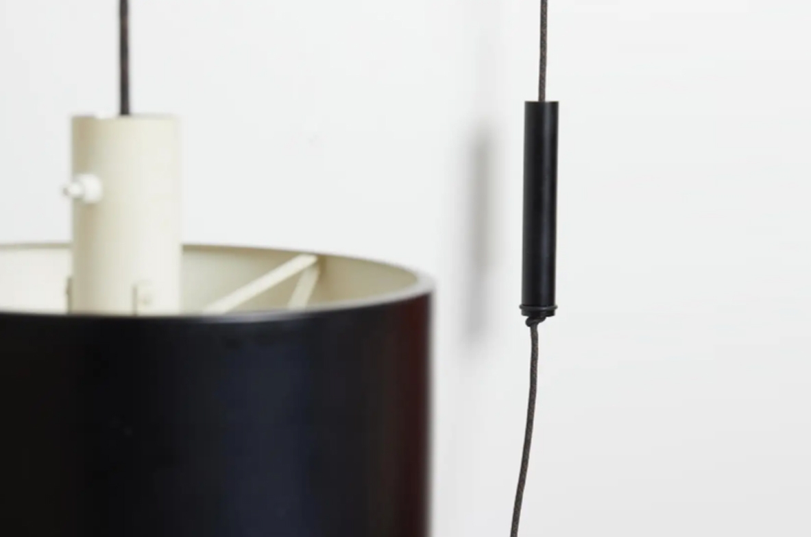 Gaetano Scolari. Lampada telescopica saliscendi mod. 2061. Produzione Stilnovo, 1954