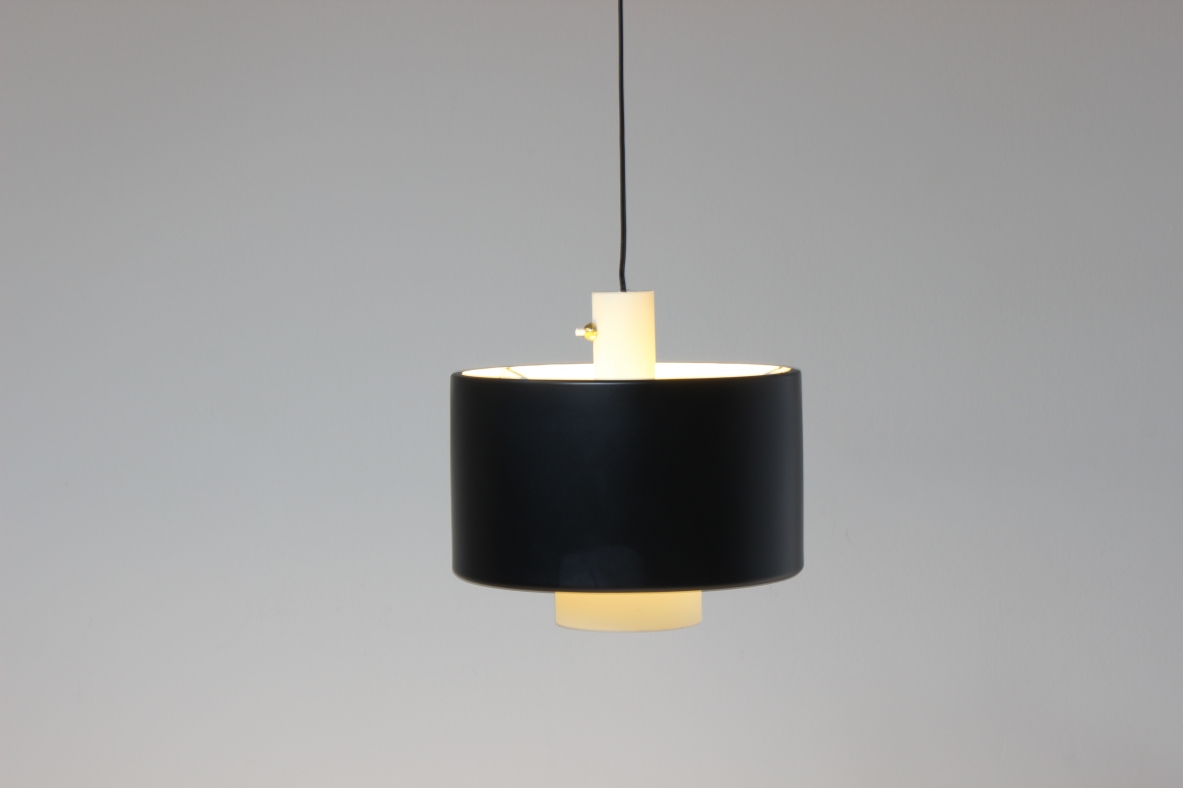Gaetano Scolari. Lampada telescopica saliscendi mod. 2061. Produzione Stilnovo, 1954