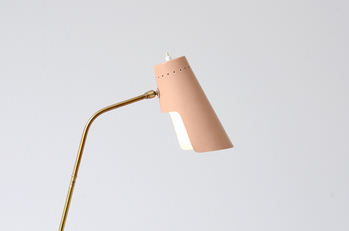 Stilnovo reading lamp with shaped metal shade