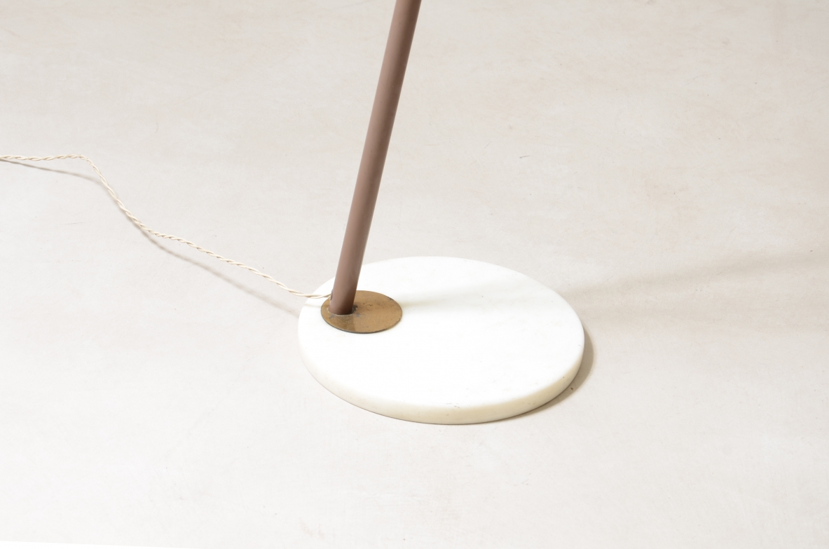 Stilnovo reading lamp with shaped metal shade