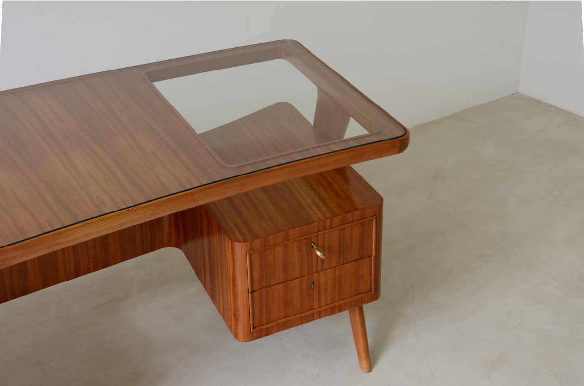 1950's desk Gio Ponti De Carli shop Milan