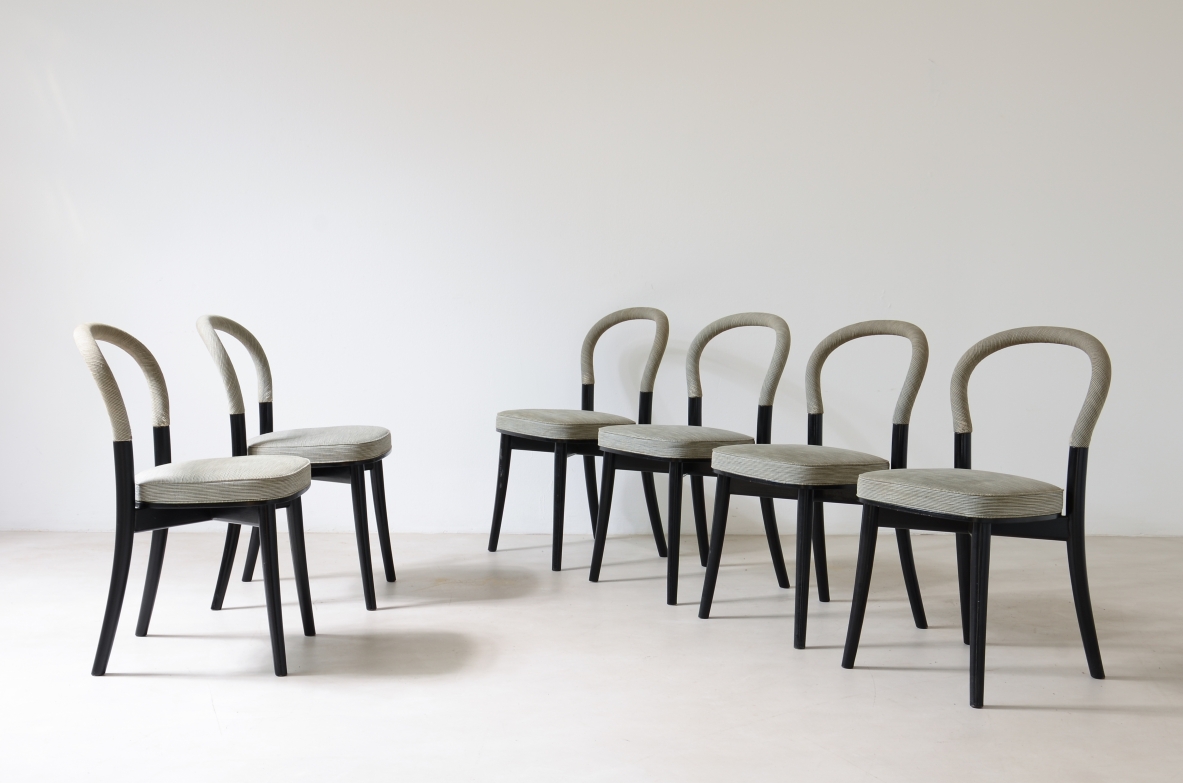 Erik Gunnar Asplund  Elegante set di 8 Cassina