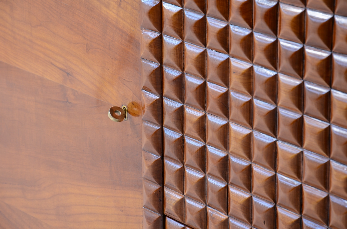 Paolo Buffa cherry cabinet bar ca.1940.