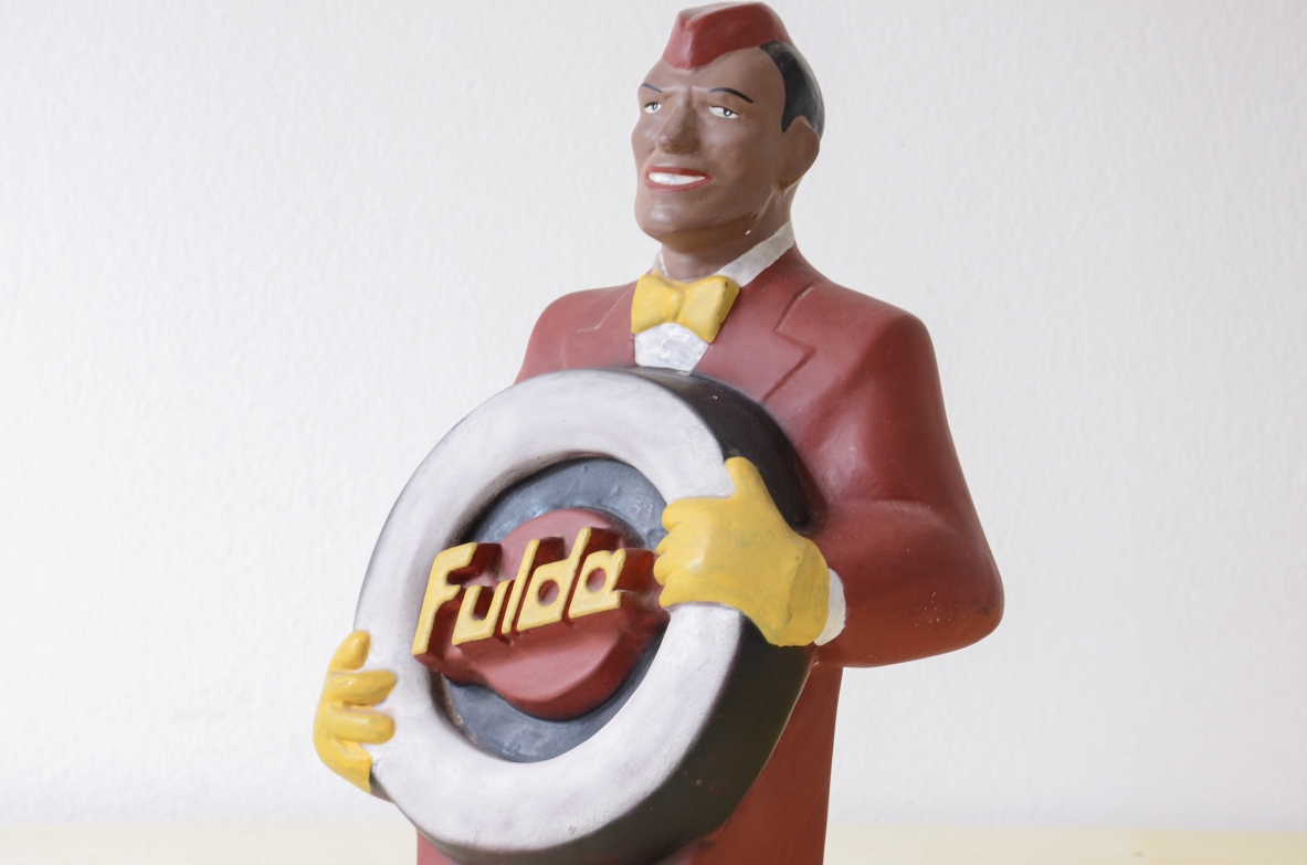 Calco in gesso di pubblicità anni 50.
