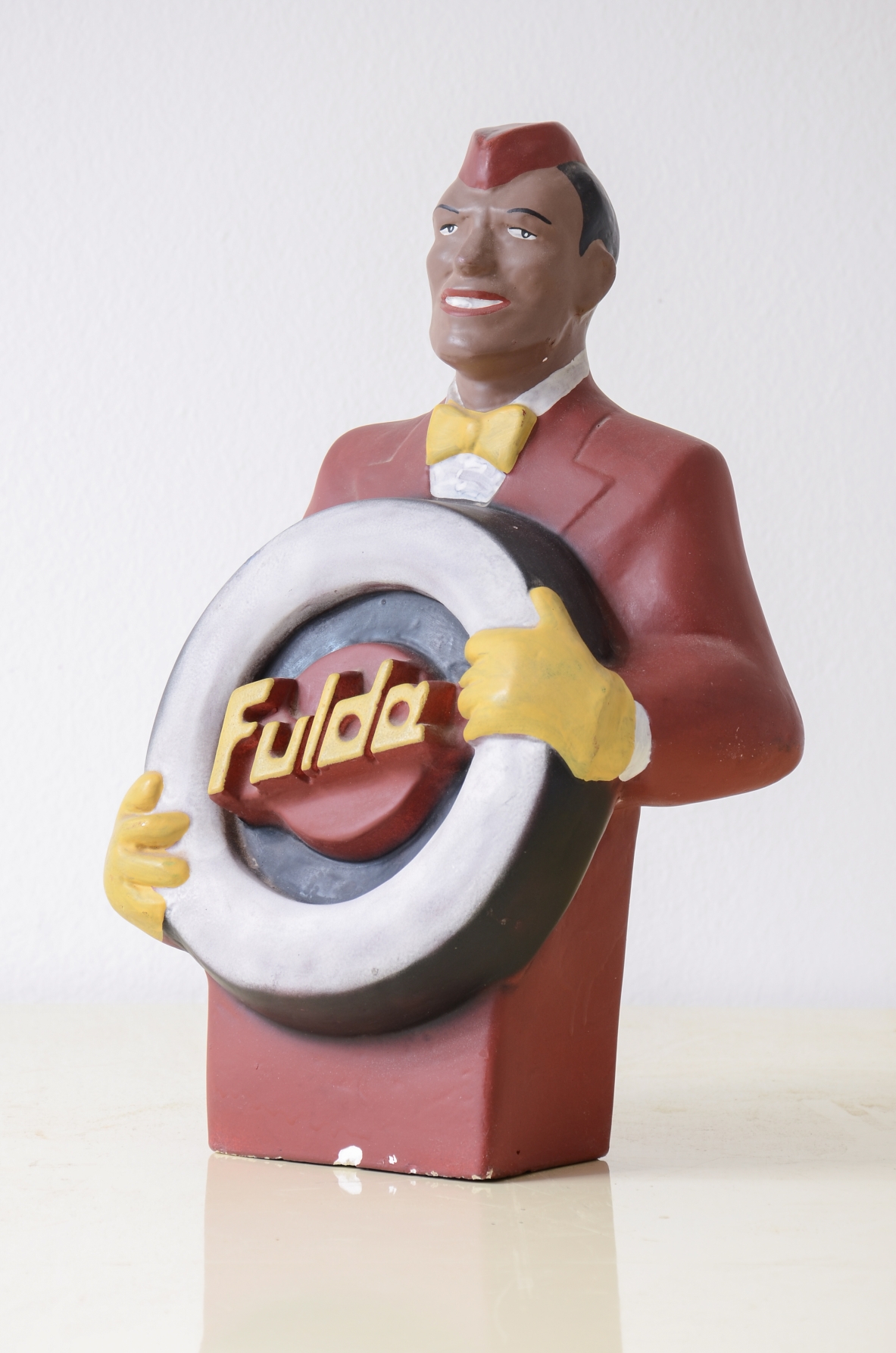 Calco in gesso di pubblicità anni 50.