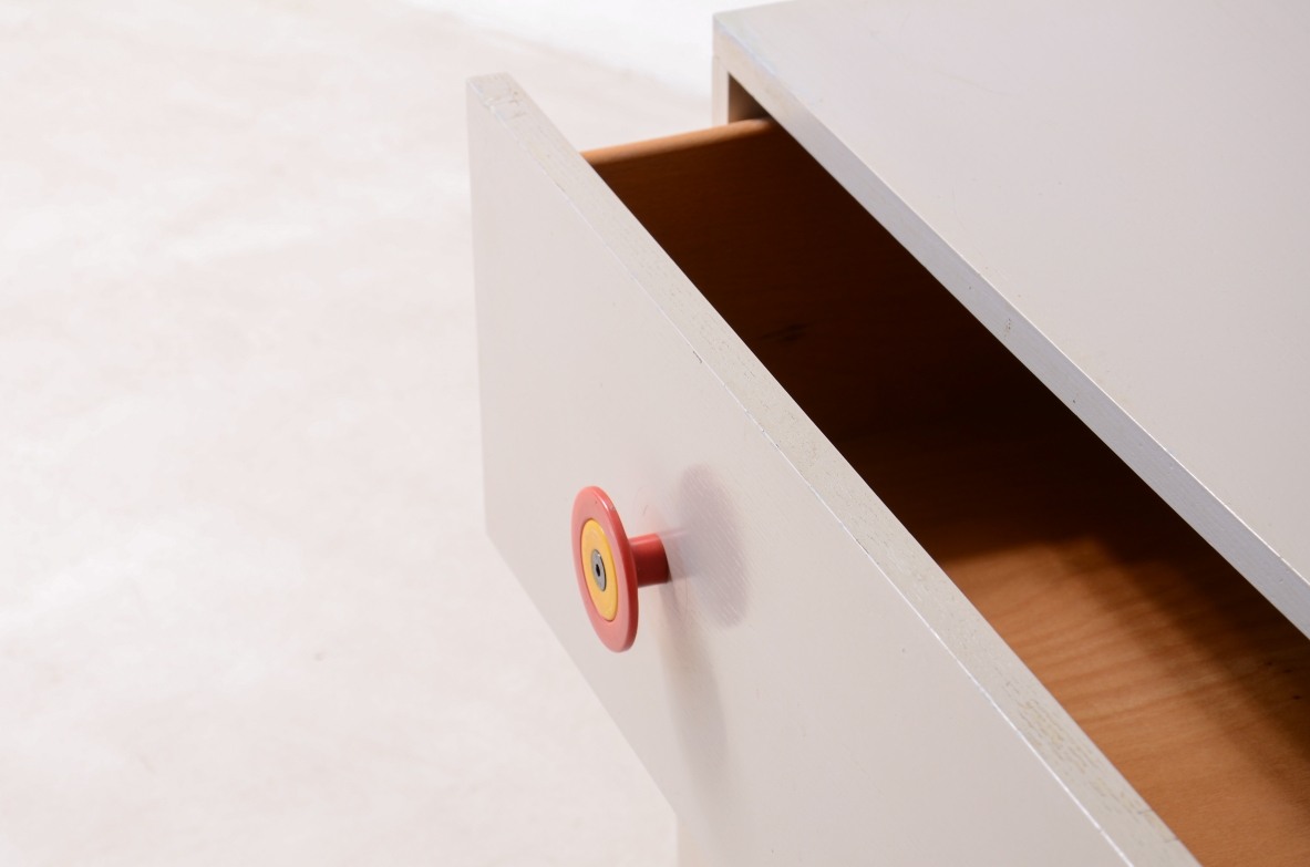 Ettore Sottsass for Poltronova, 1960's chest of drawers in painted wood.
