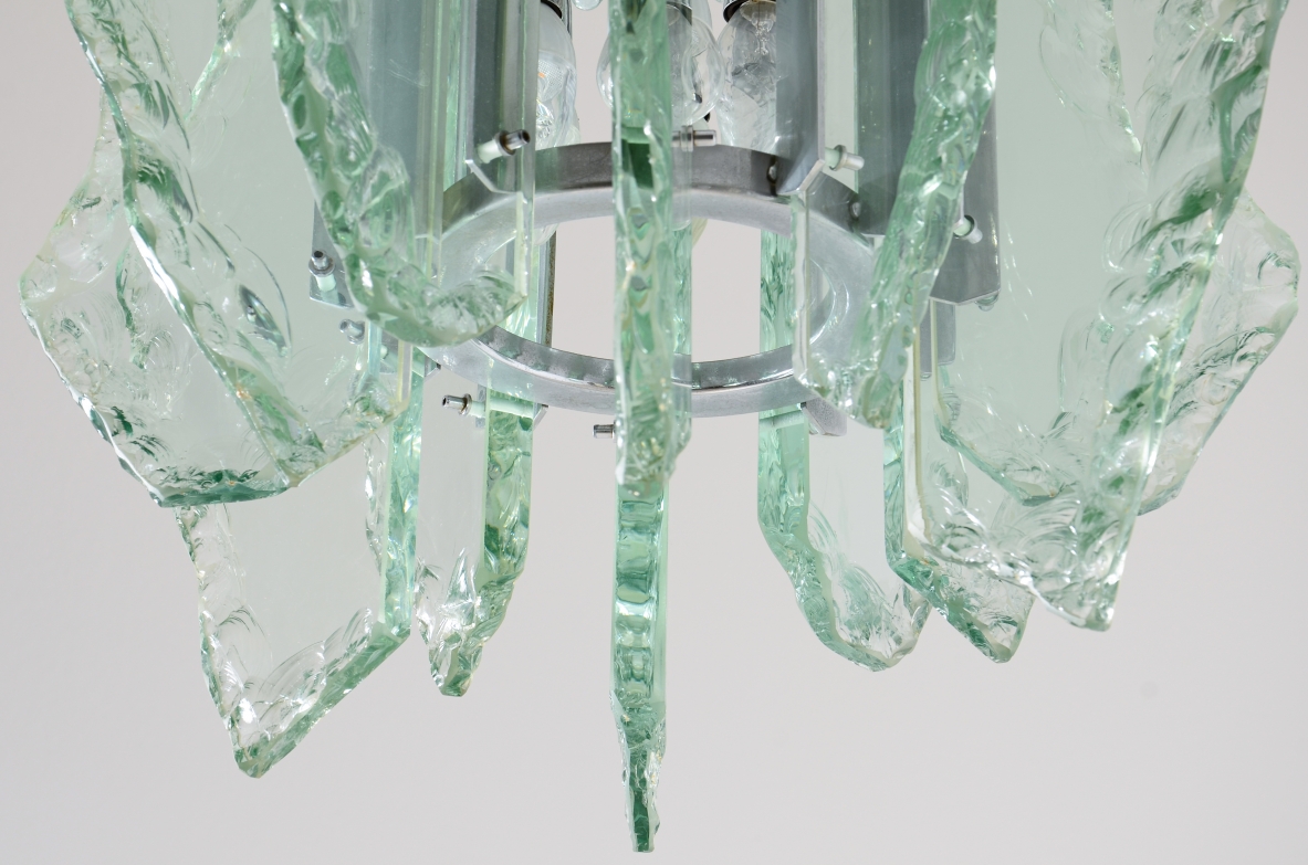 Gino Paroldo  Pendant Lamp Made by Fontana Arte, Italy, ca. 1960.