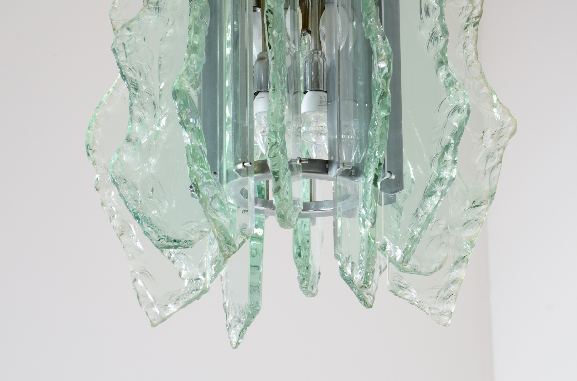 Gino Paroldo  Pendant Lamp Made by Fontana Arte, Italy, ca. 1960.