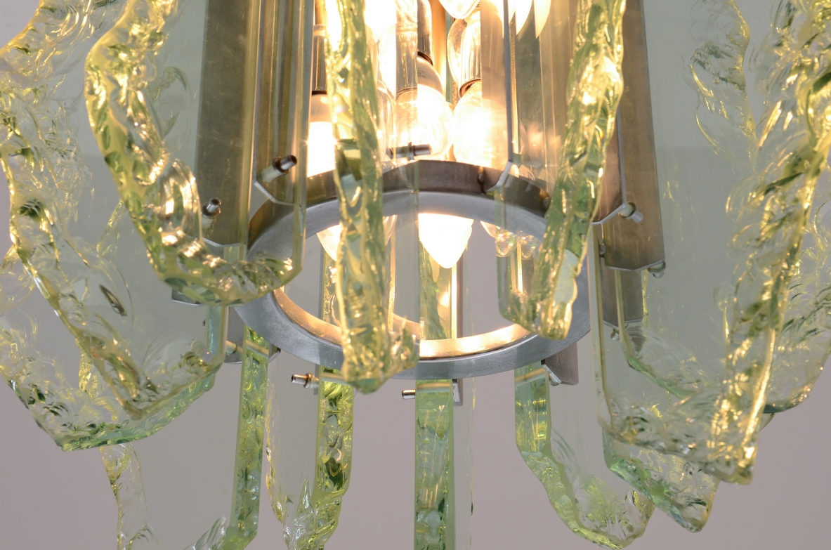 Gino Paroldo  Pendant Lamp Made by Fontana Arte, Italy, ca. 1960.