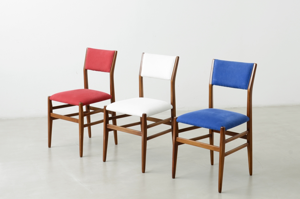 Gio Ponti 12 sedie modello leggera Cassina 1950
