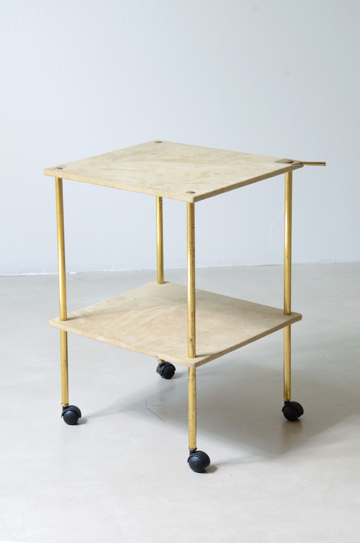 Ignazio Gardella/Luigi Caccia Dominioni  Pair of brass coffee tables, Azucena production