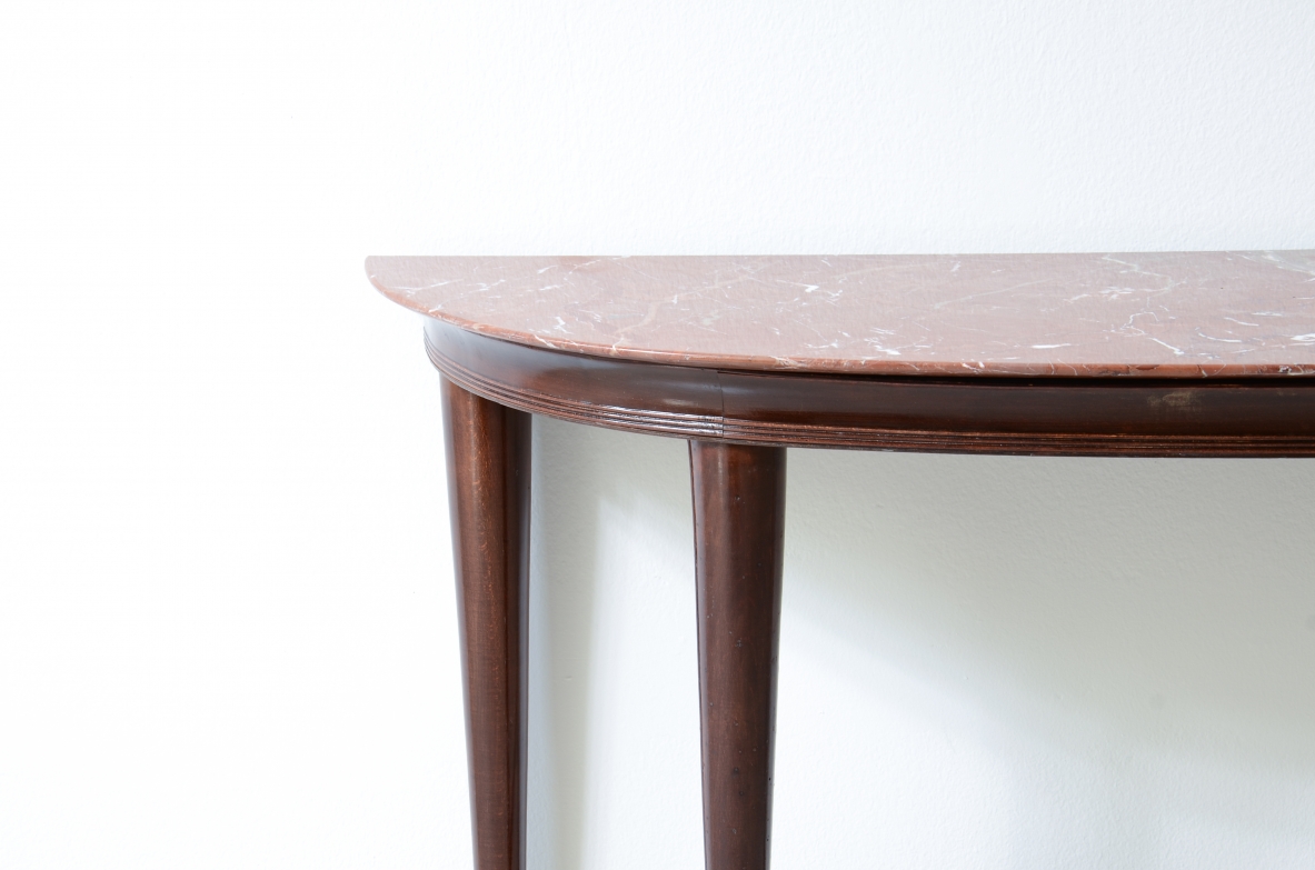 Paolo Buffa Elegant mahogany console table 1940