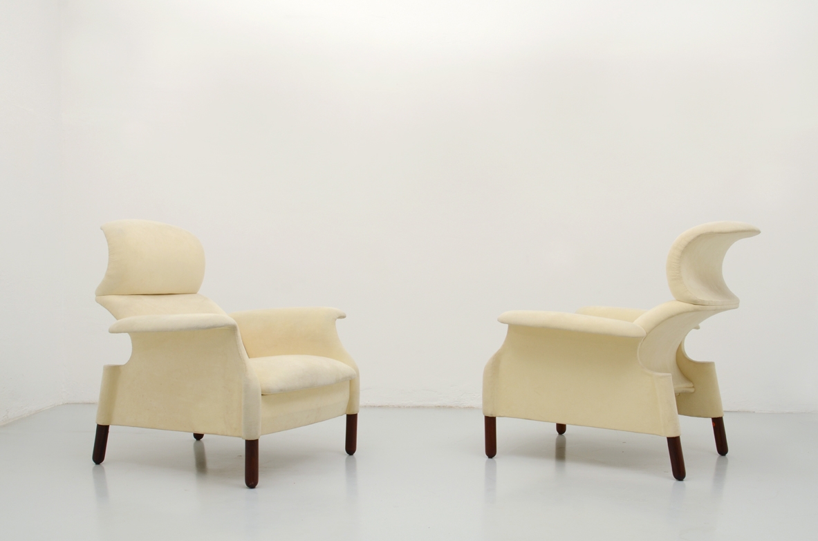 1959's Pair of Sanluca armchairs by Gavina