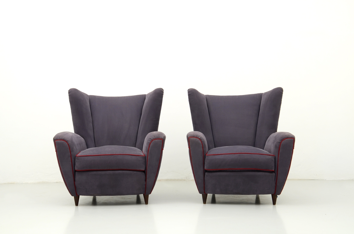Pair of vintage armchairs