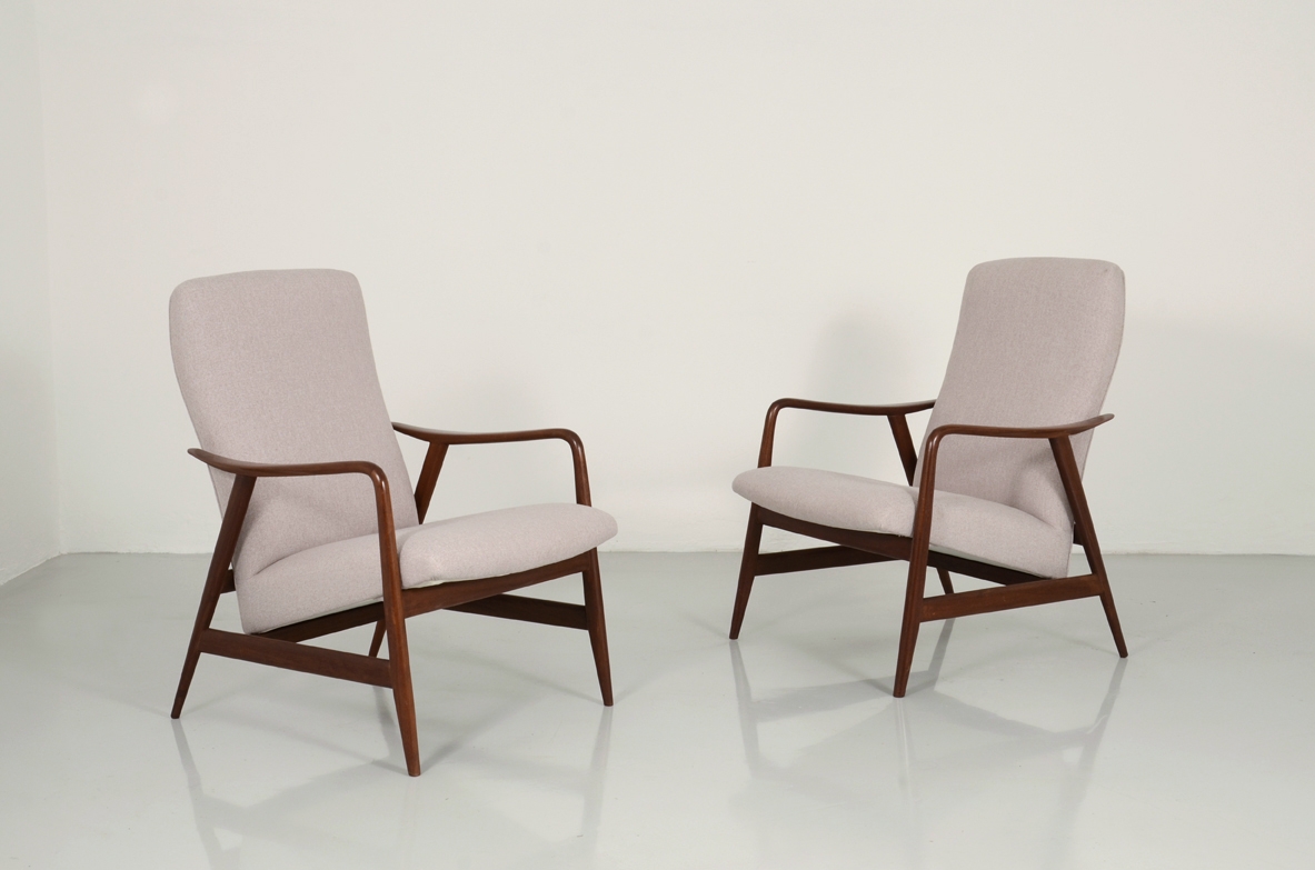Pair of danish vintage armchairs
