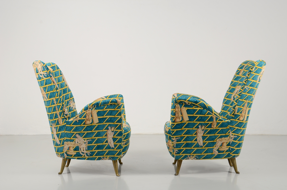 Gio Ponti, 1950's original armchairs