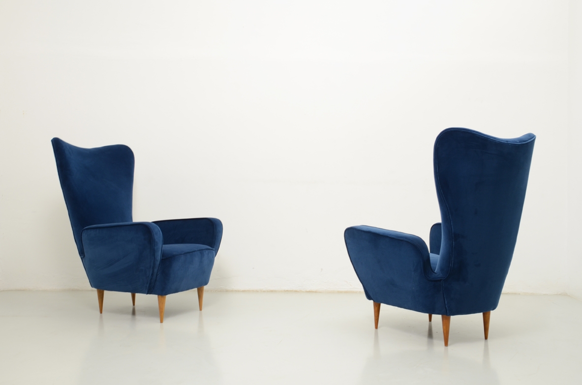Original vintage armchairs Milan