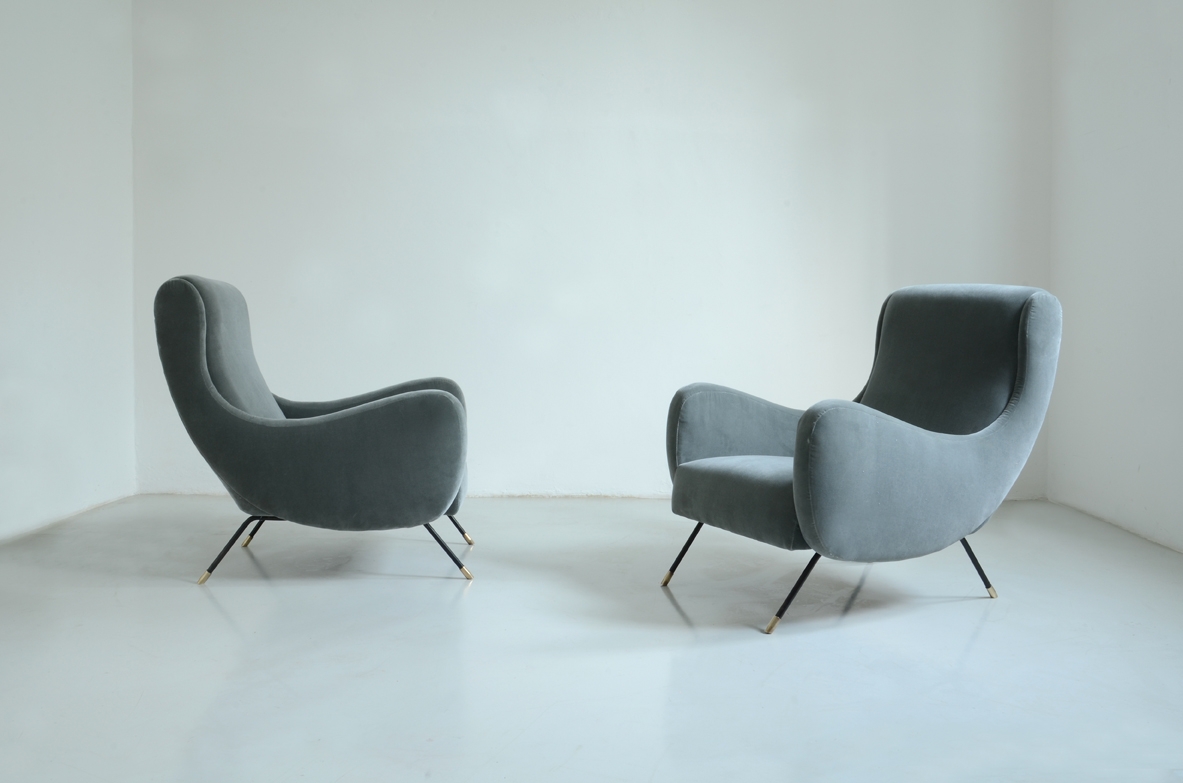 Pair of vintage 1960's armchairs
