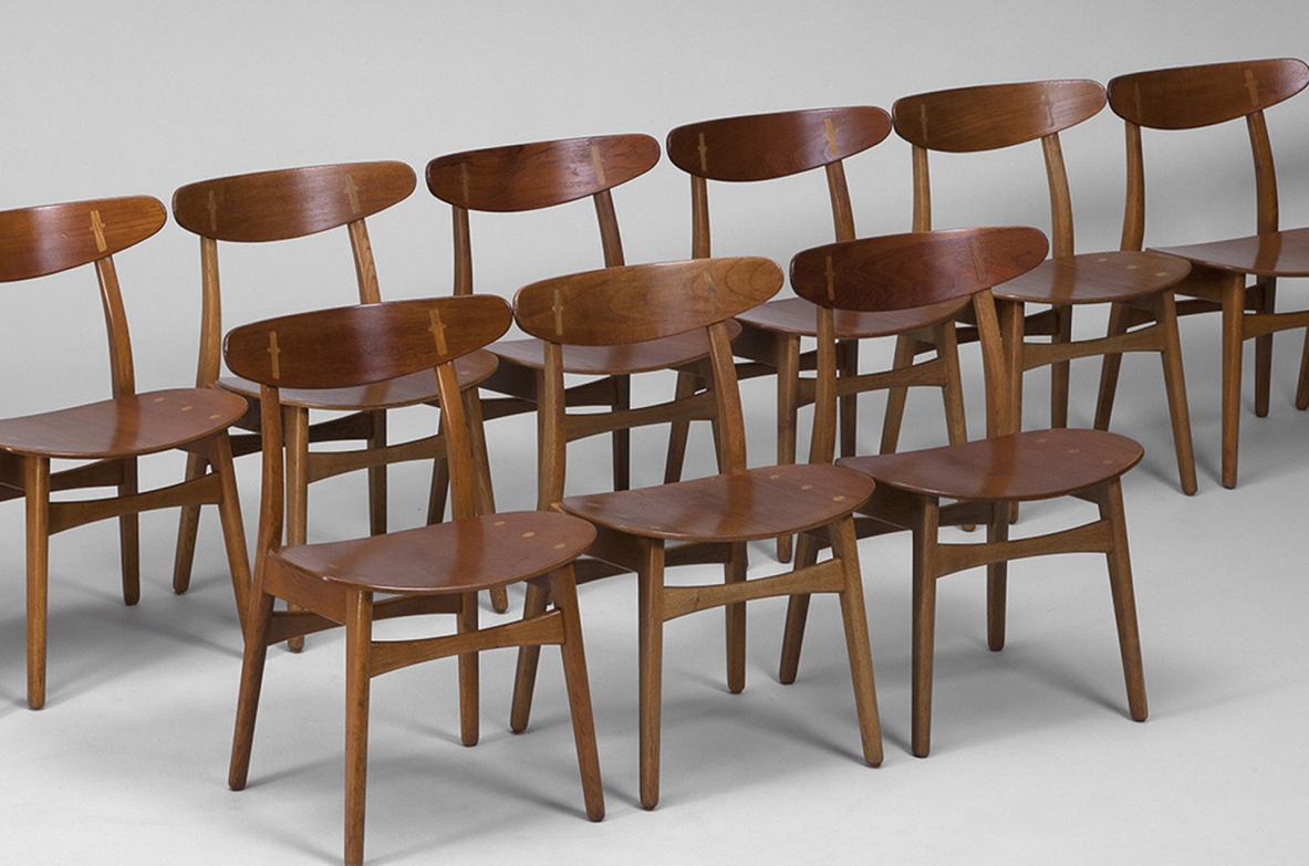 Sedie vintage CH30 Hans Wegner