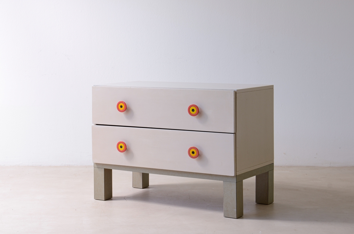 Ettore Sottsass for Poltronova, 1960's chest of drawers in painted wood.