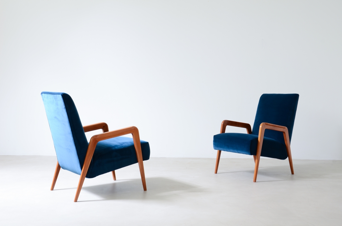 Coppia di poltrone moderniste 1950 ca.