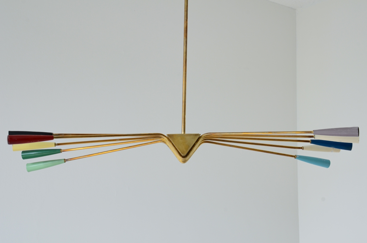 lampadario vintage anni 50 design italiano